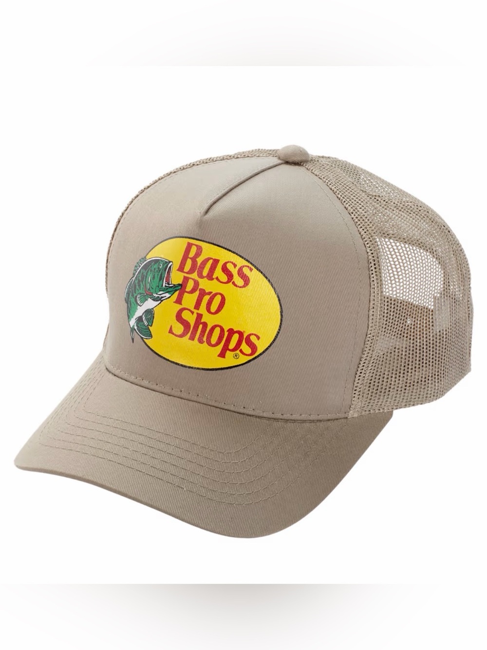 Bass Pro Shops Mesh Trucker Cap - Khaki